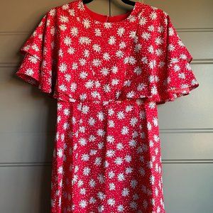 NWT Vici Theodora Floral Ruffle Mini Dress